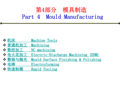 《模具制造》PPT课件